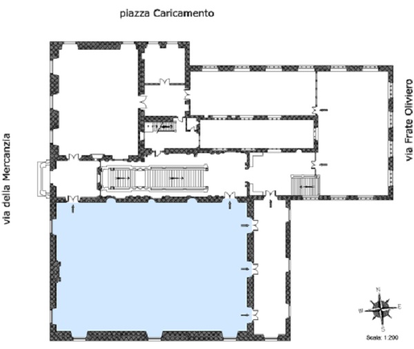 Planimetria Planimetria della Sala delle Compere