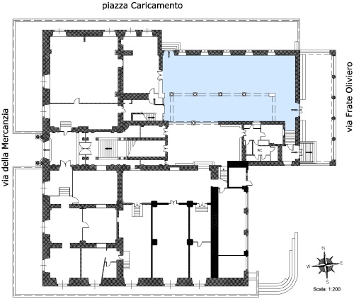 Planimetria Planimetria della Loggia interna