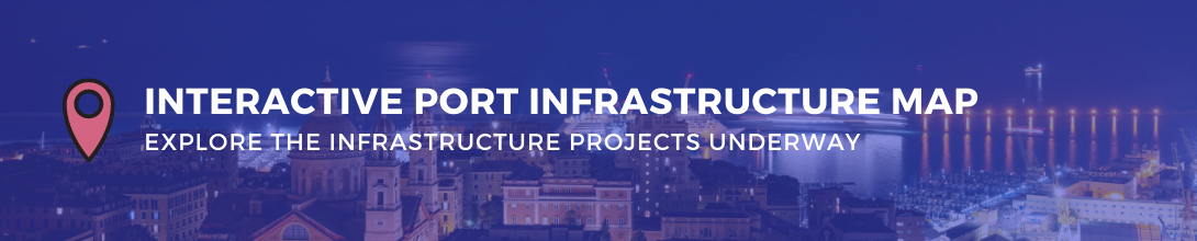 Interactive port infrastructure map