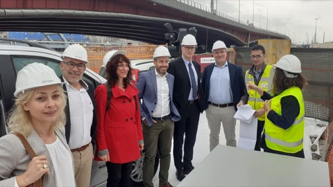 Wojciechowski coordinatore UE Reno-Alpi visita i Ports of Genoa