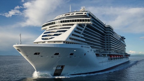 MSC Seashore inaugural voyage from Genoa