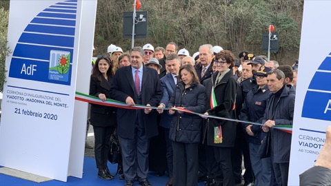 Inaugurazione viadotto Madonna del Monte