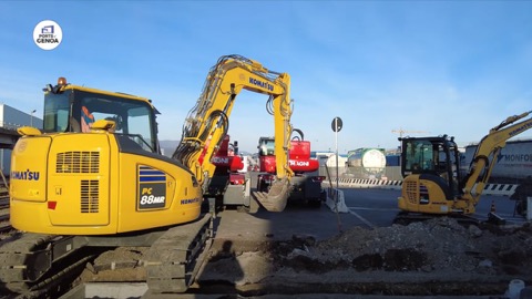 Proseguono i lavori di ripristino piazzali porto di Savona