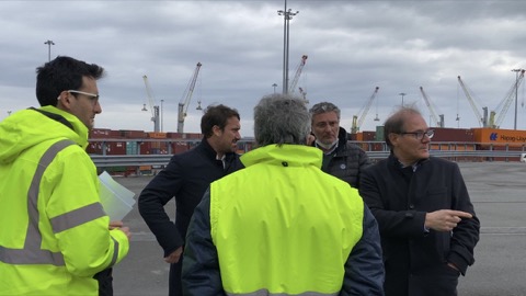 Nuova viabilità Sampierdarena, Signorini visita i cantieri