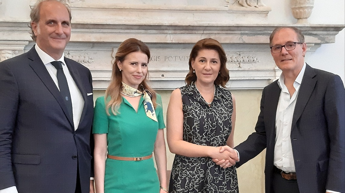 President Signorini meets with the Ambassador of Romania