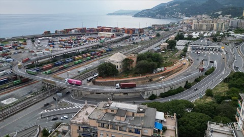 Nuovo viadotto di Pra’, ampliata la rampa di uscita dal casello