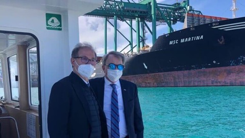 US Consul General visits the Port of Genoa