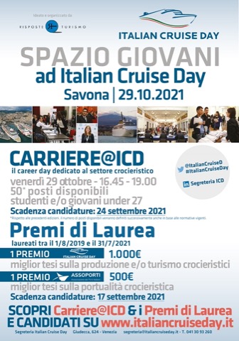 Carrer day e premi di laurea per l’Italian Cruise Day 