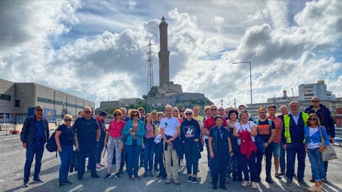 Slovenian engineers on fact-finding mission at the Port of Genoa