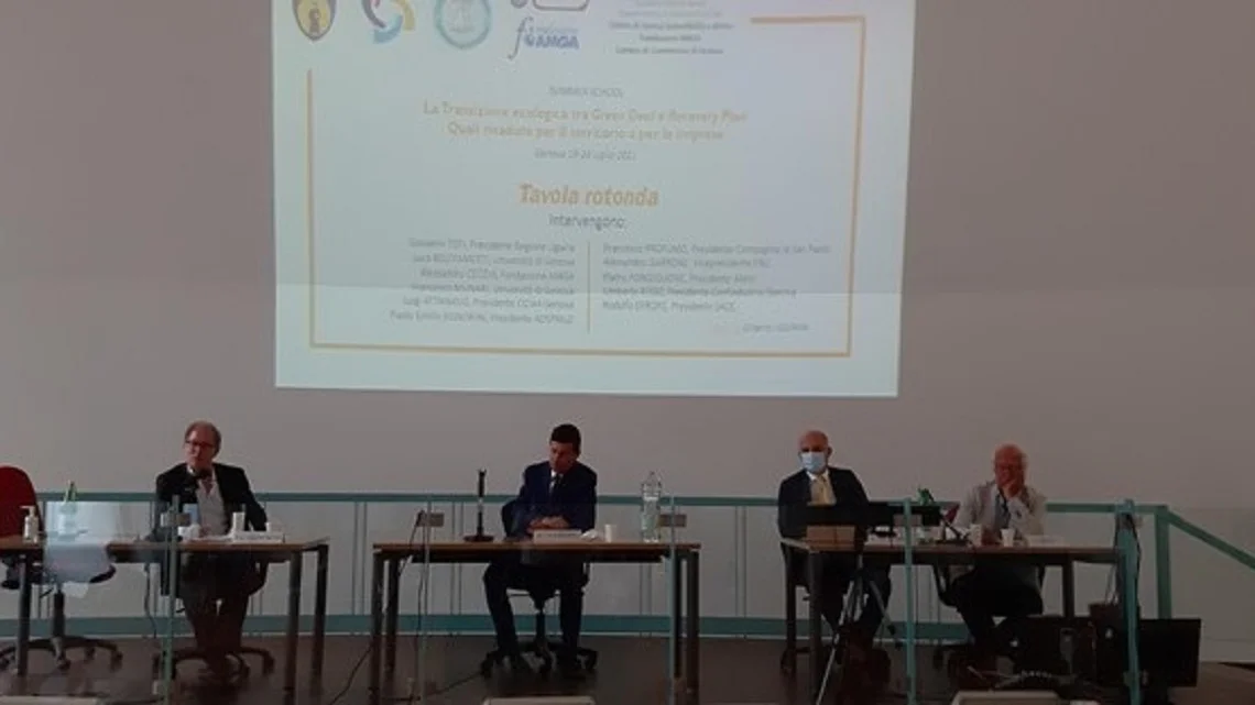 Transizione ecologica: Signorini alla Summer School UniGe