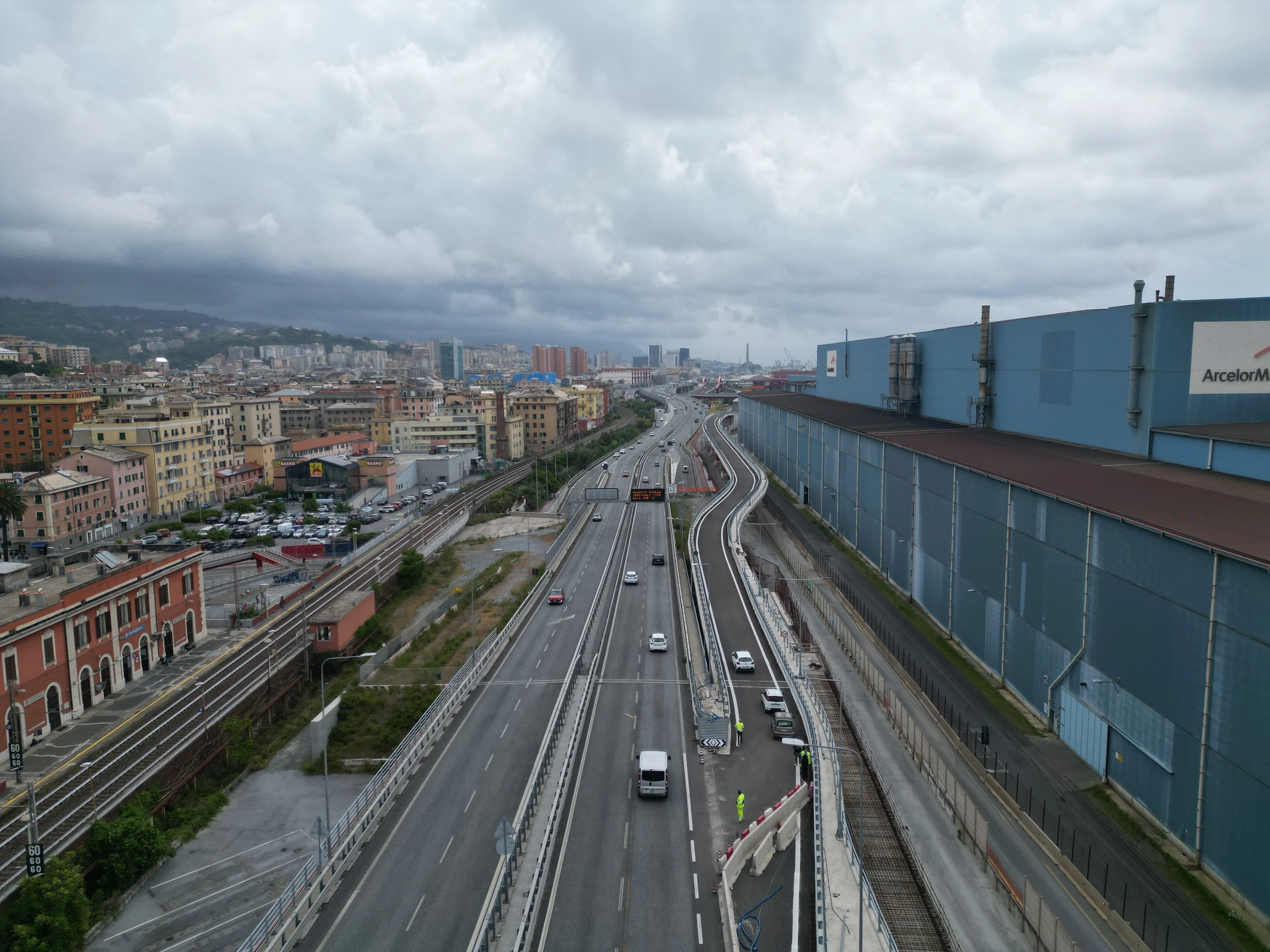 Nuova strada della Superba, aperta al traffico