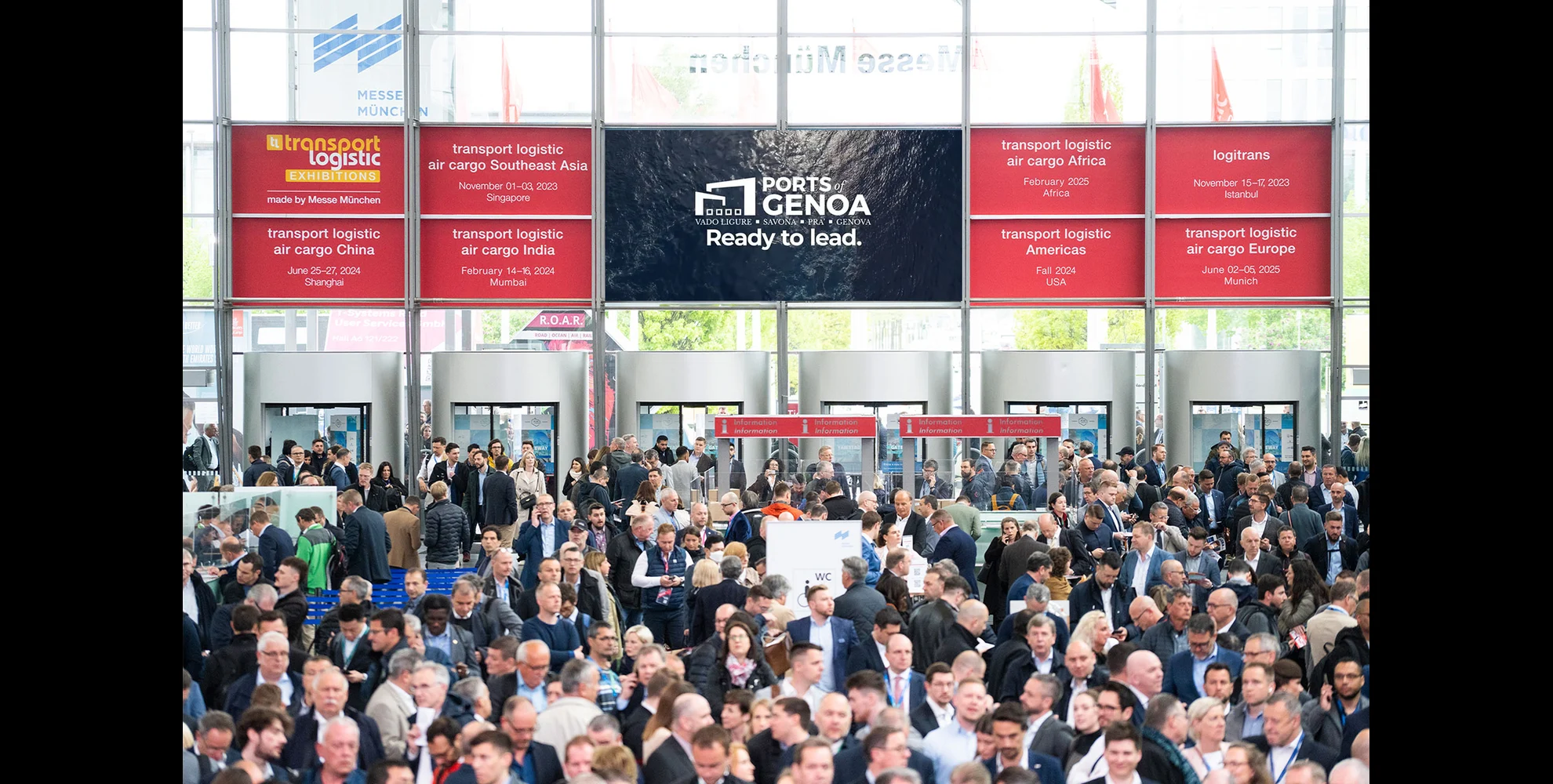 A solution to all your logistic requirements at the Ports of Genoa stand in Munich’s 2025 edition of Transport Logistic