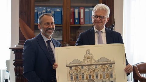 Visita dell’Ambasciatore di Germania a Genova: dialogo su portualità, energia e collaborazioni future