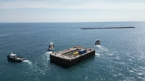 Vado Ligure, posizionato l’ottavo cassone