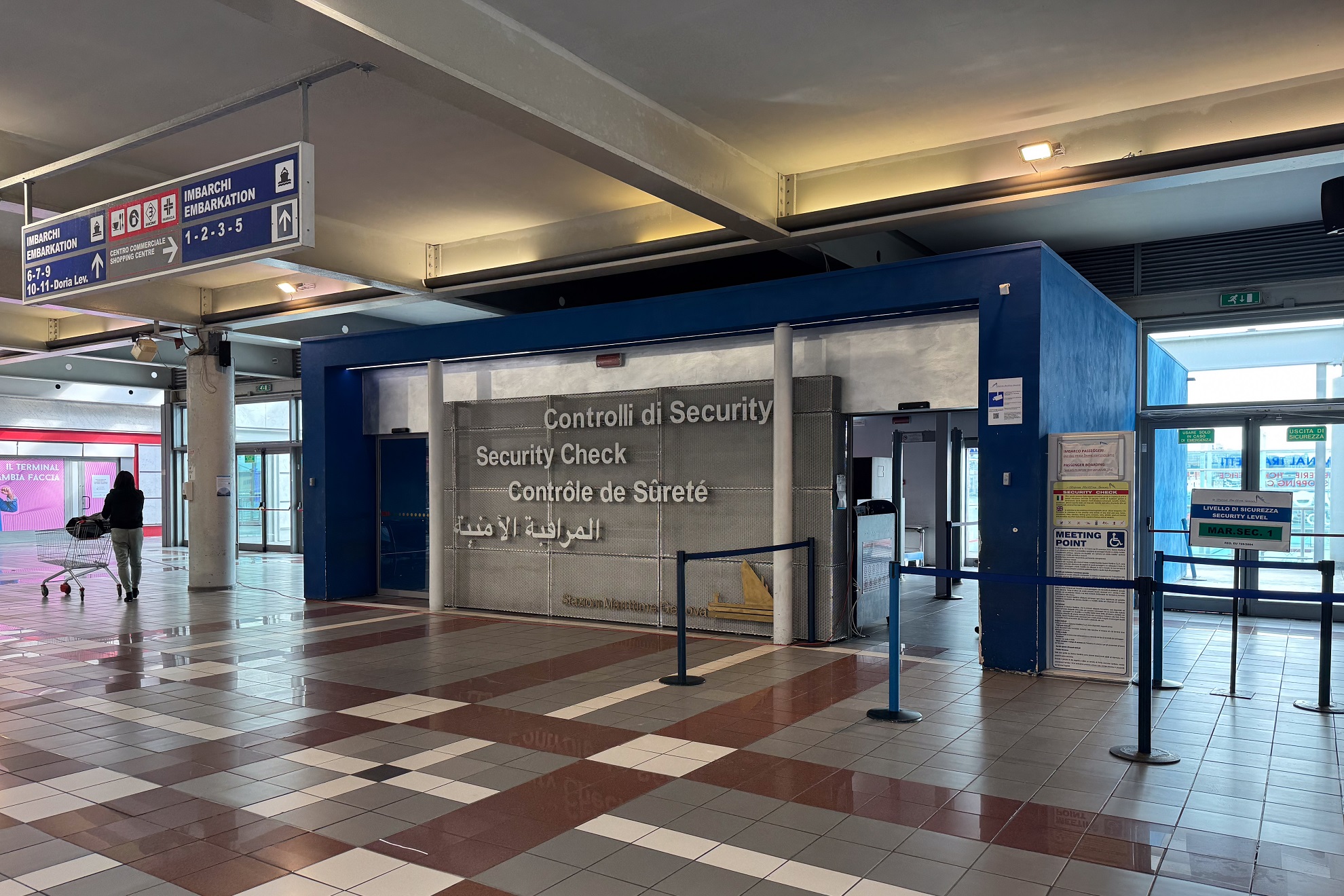 Ferry Terminal Port Gate Genoa